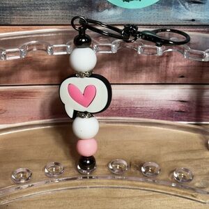 Heart Charm Keychain for Kids